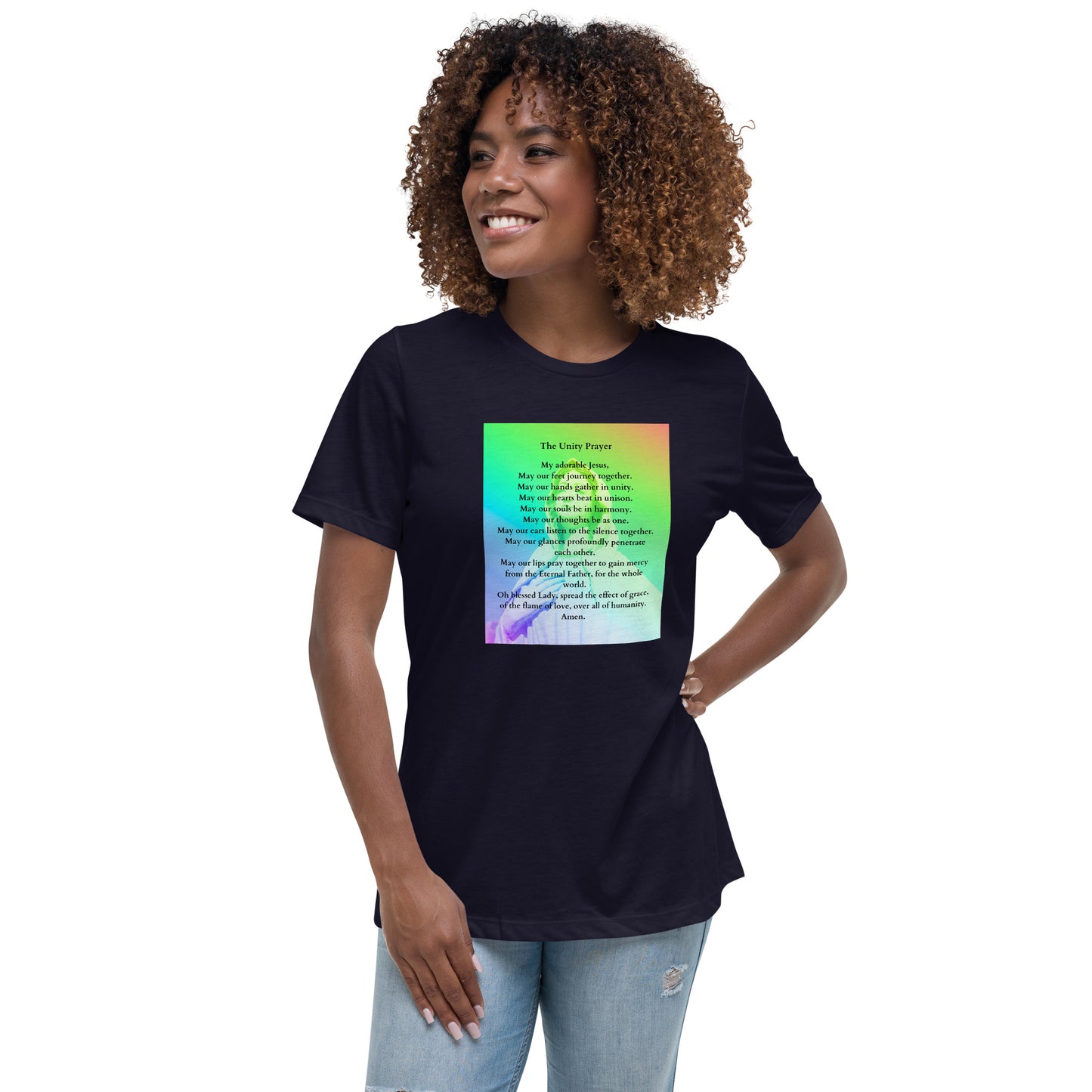 "THE UNITY PRAYER" SHIRT2 / Women's Relaxed T-Shirt