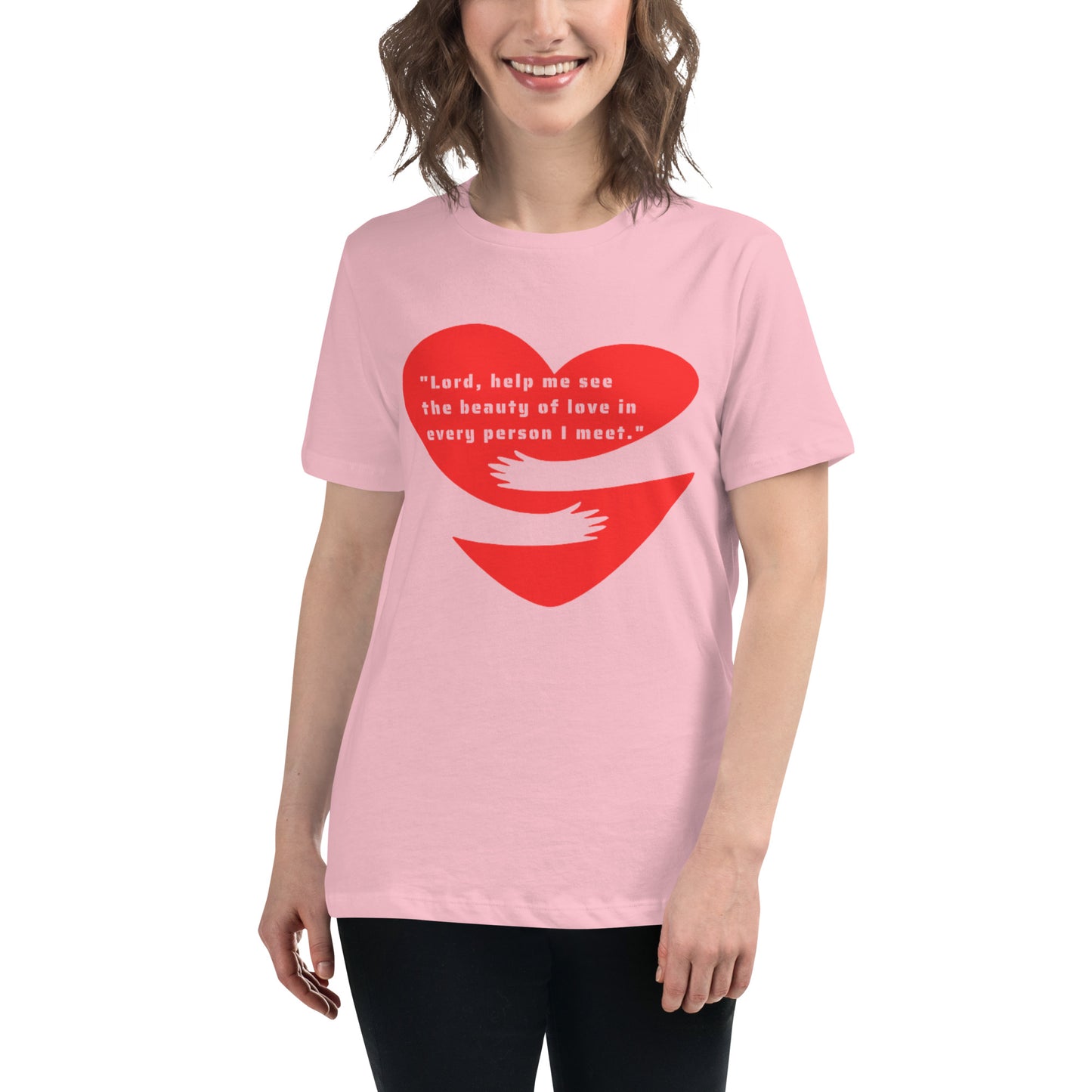 "EMBRACE HEART"/ Women's Relaxed T-Shirt