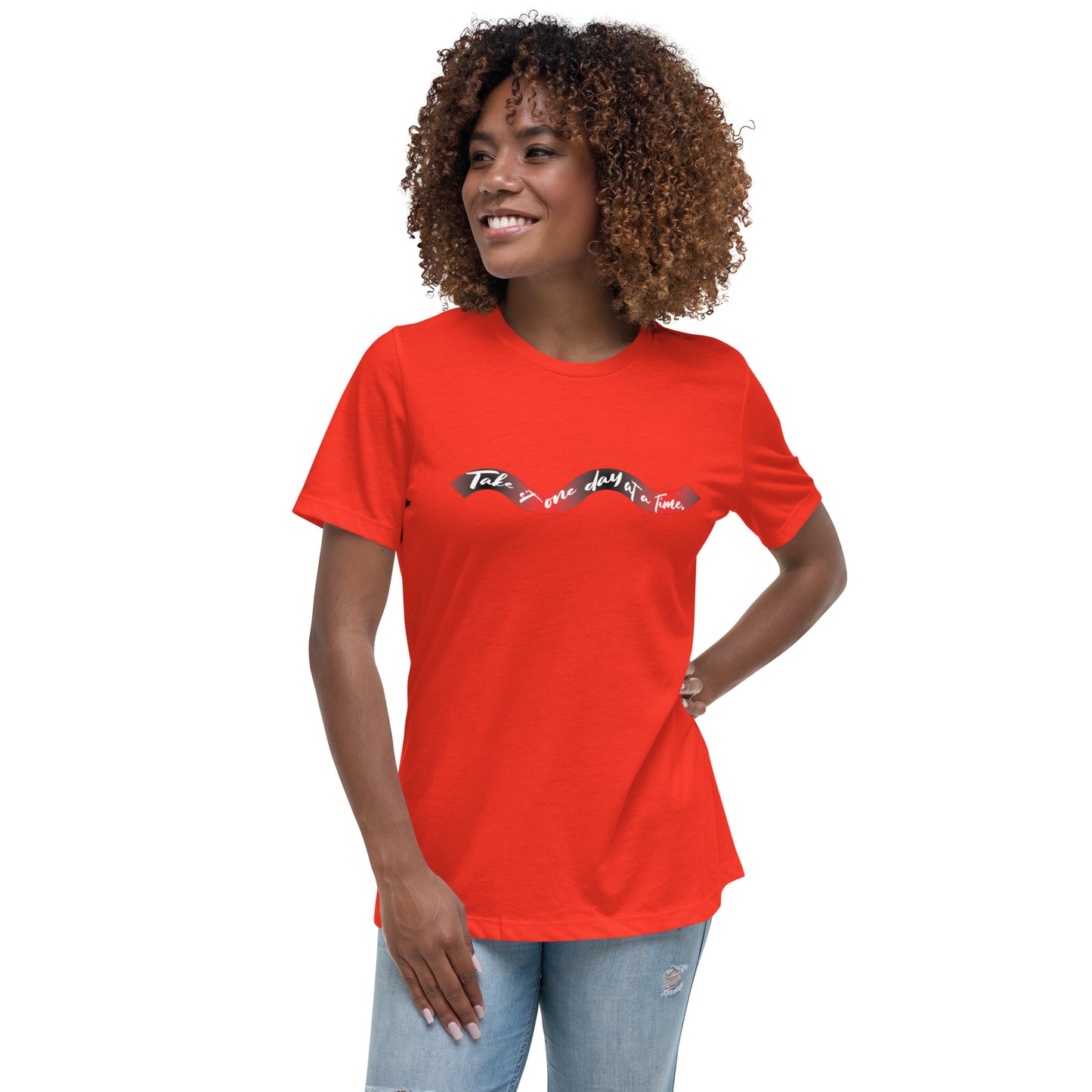 "TAKE IT..."/Women's Relaxed T-Shirt