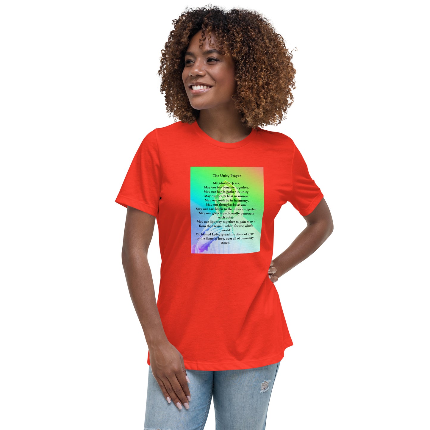 "THE UNITY PRAYER" SHIRT2 / Women's Relaxed T-Shirt