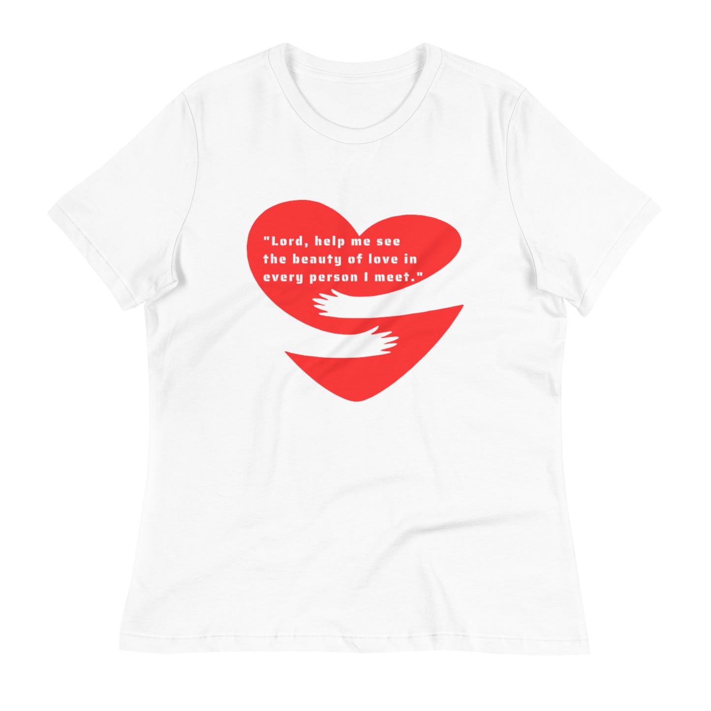 "EMBRACE HEART"/ Women's Relaxed T-Shirt