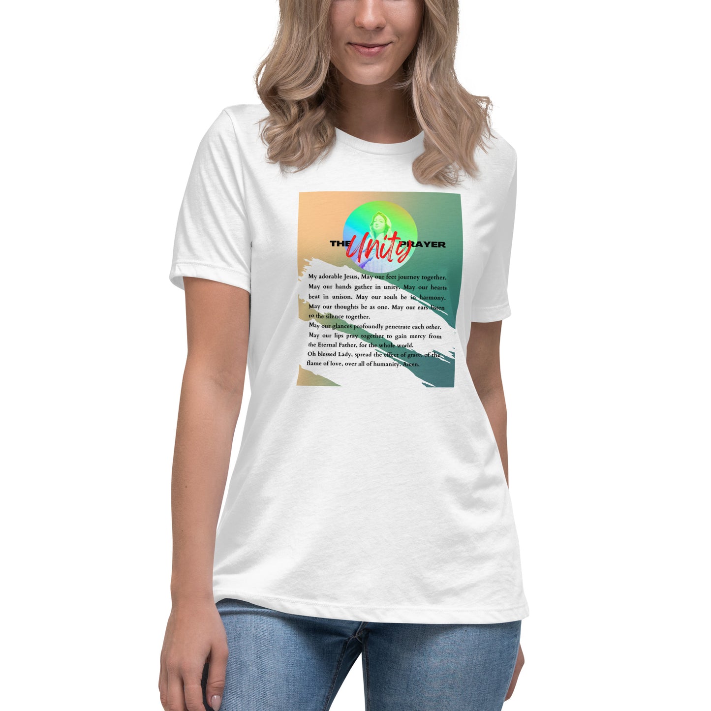 "THE UNITY PRAYER" SHIRT1/ Women's Relaxed T-Shirt