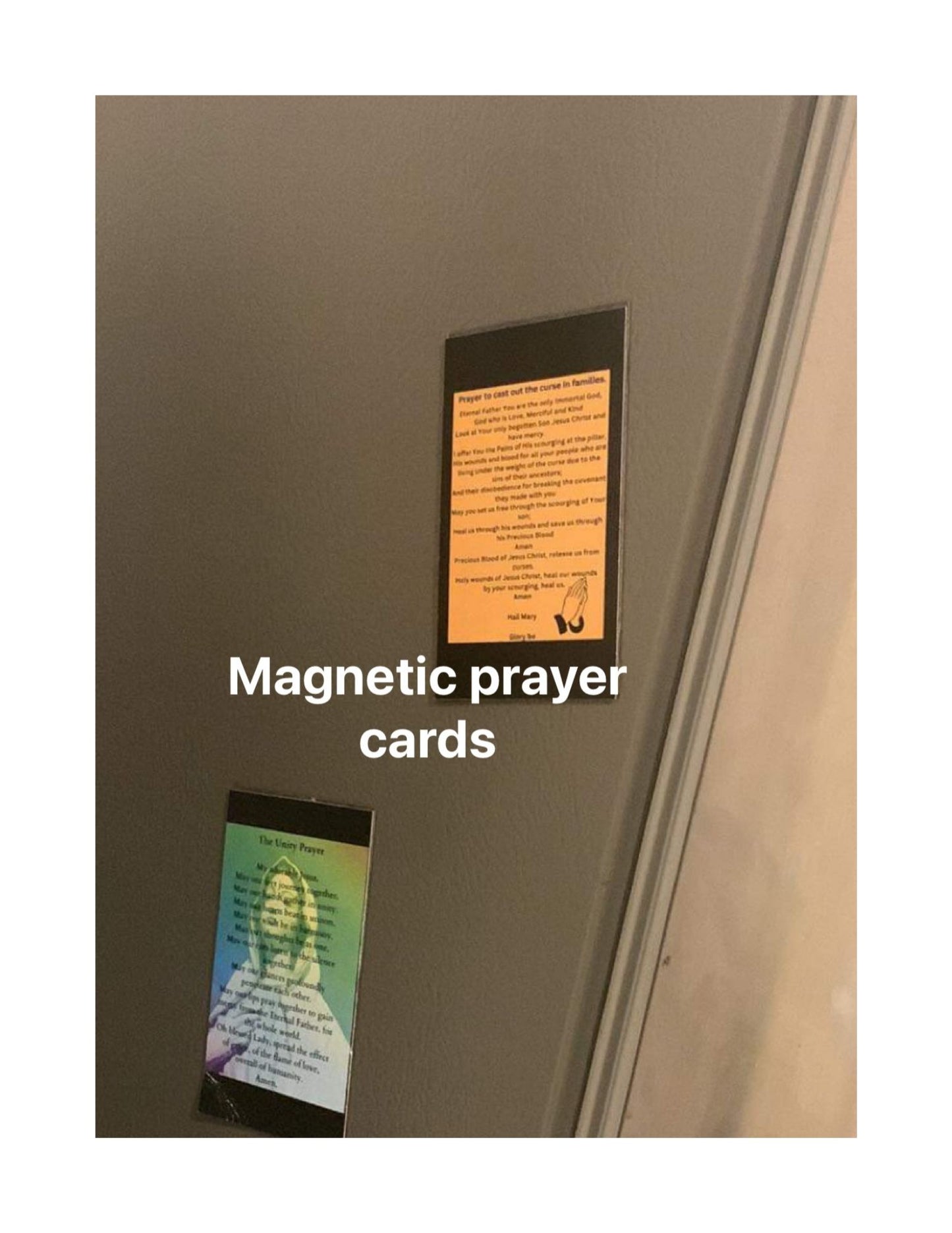 MAGNETIC PRAYER CARD/ RELIGIOUS ACCESSORIES