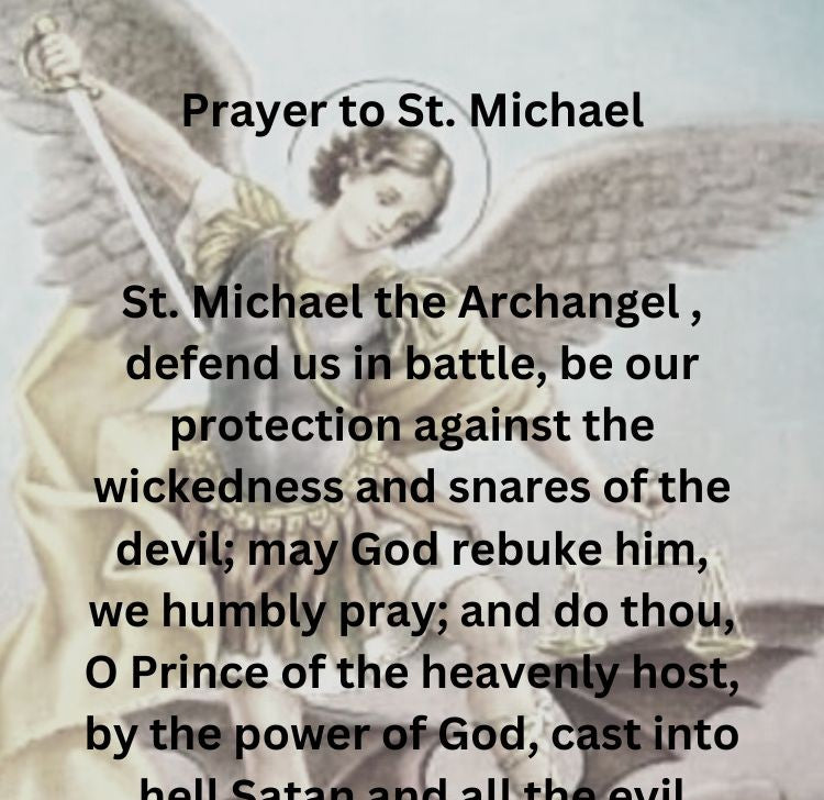 Prayer to St. Michael Pocket Size (2.5